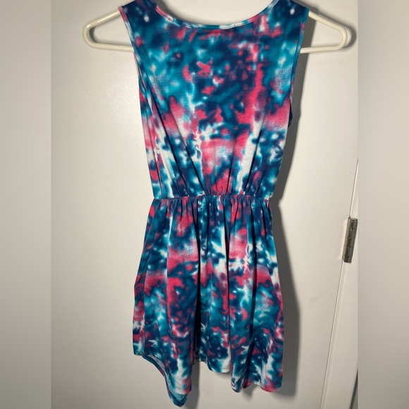 Tie-dye Girls Dress Epic Threads Multicolored Asymmetrical Size Medium - Picture 11 of 11